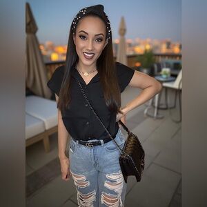 Banana republic Black Button-Up Shirt